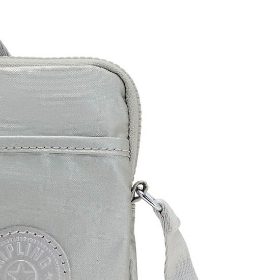 Kipling Tally Metallic Crossbody Telefon Çantası Gümüş | TR 1846BE